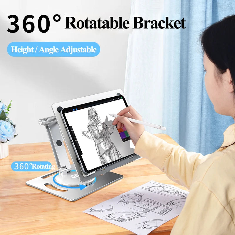 Versatile 360° Adjustable Laptop Stand – Lightweight Design