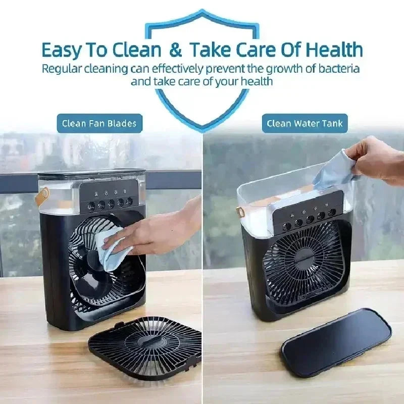3-in-1 Smart Air Cooler – Portable AC, Humidifier & Night Light