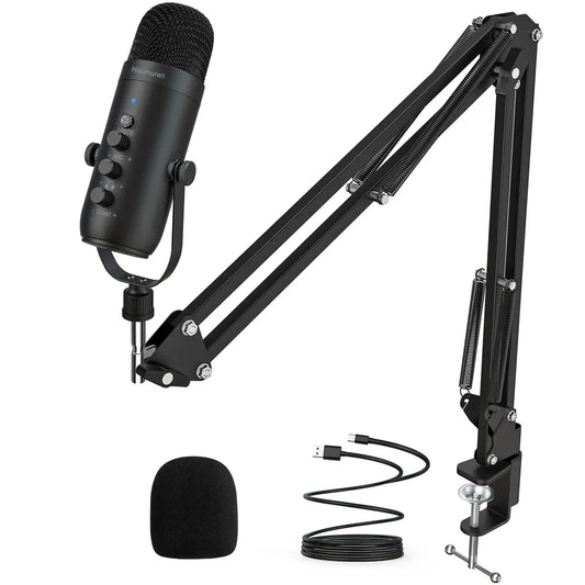 Pro USB Podcast Mic Kit - Boom Arm