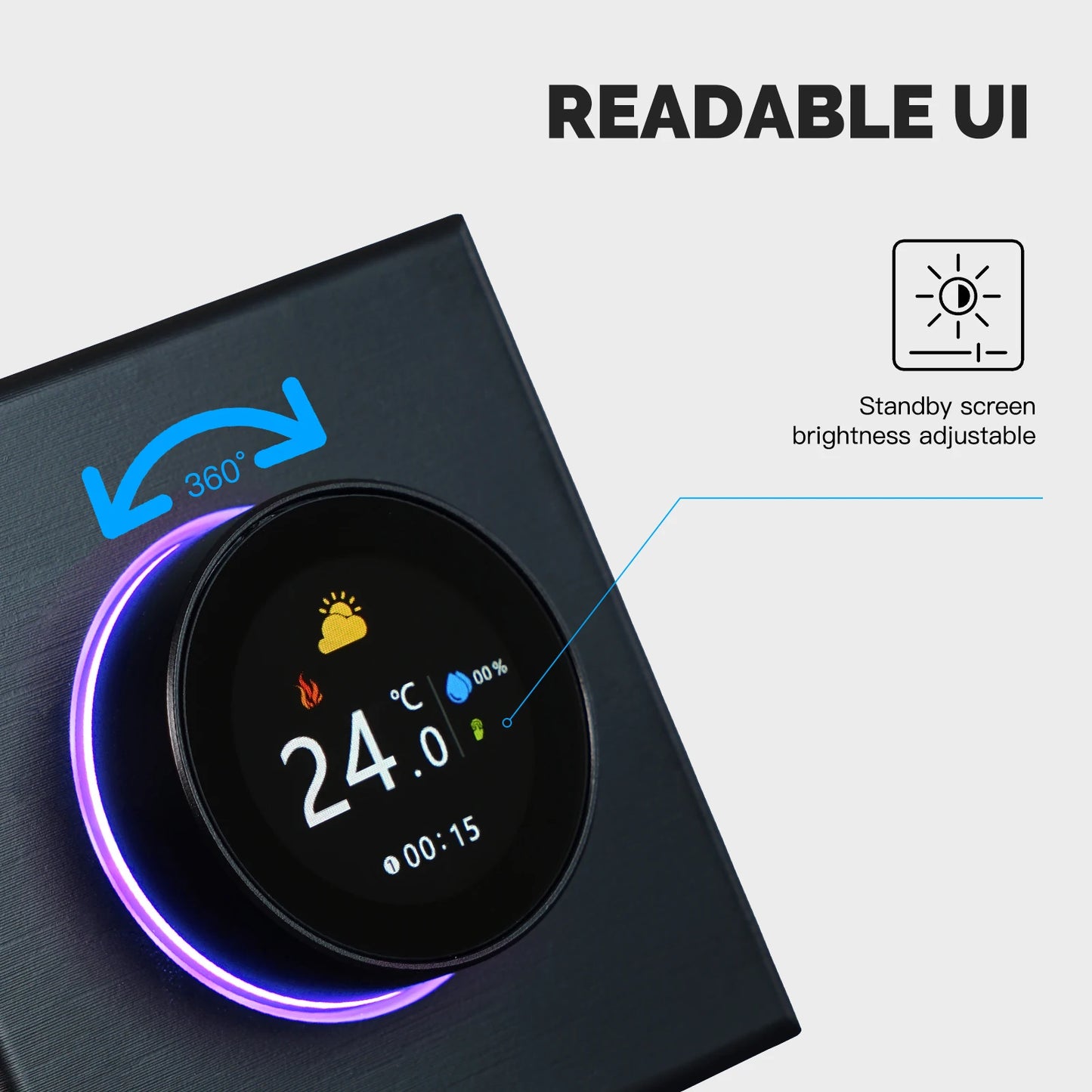 Smart WiFi Thermostat – Works with Alexa & Google Home