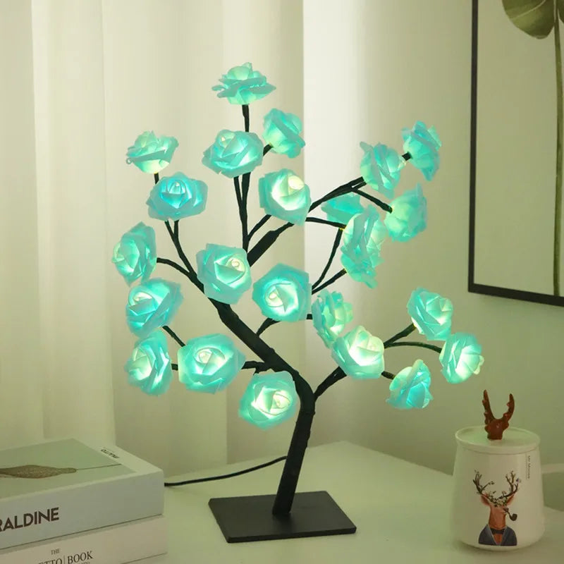 24-LED USB Flower Fairy Light – Enchanted Glow for Bedrooms, Weddings & Festive Ambiance