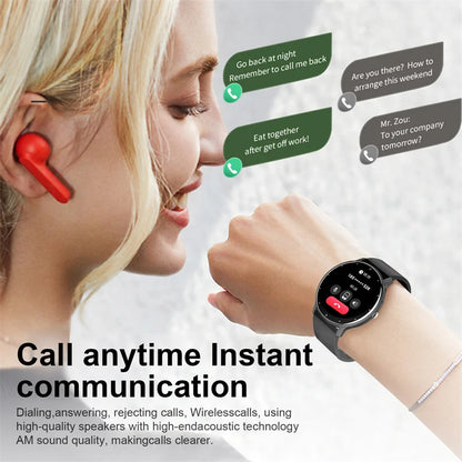 LIGE ZL02 Smartwatch – Touch Screen, Bluetooth Calls, IP67 Waterproof