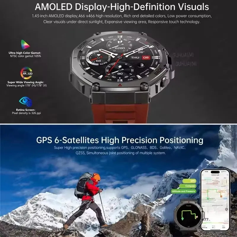 T-Rex 3 Ultra Rugged GPS Smart Watch