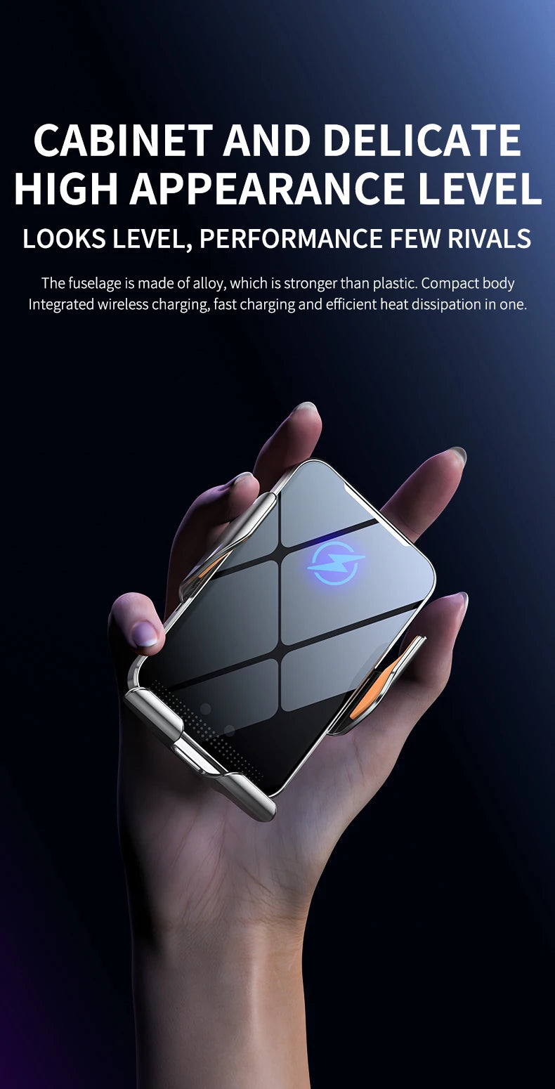 15W Fast Wireless Car Charger – Infrared Auto Mount