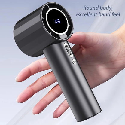 Ultralight Cooling Fan – Adjustable 100 Speeds, Low Noise, LED Display