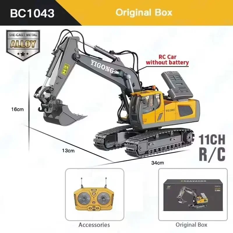 New Drift RC 4x4 Off-Road Excavator – Ultimate Stunt & Crawler Toy