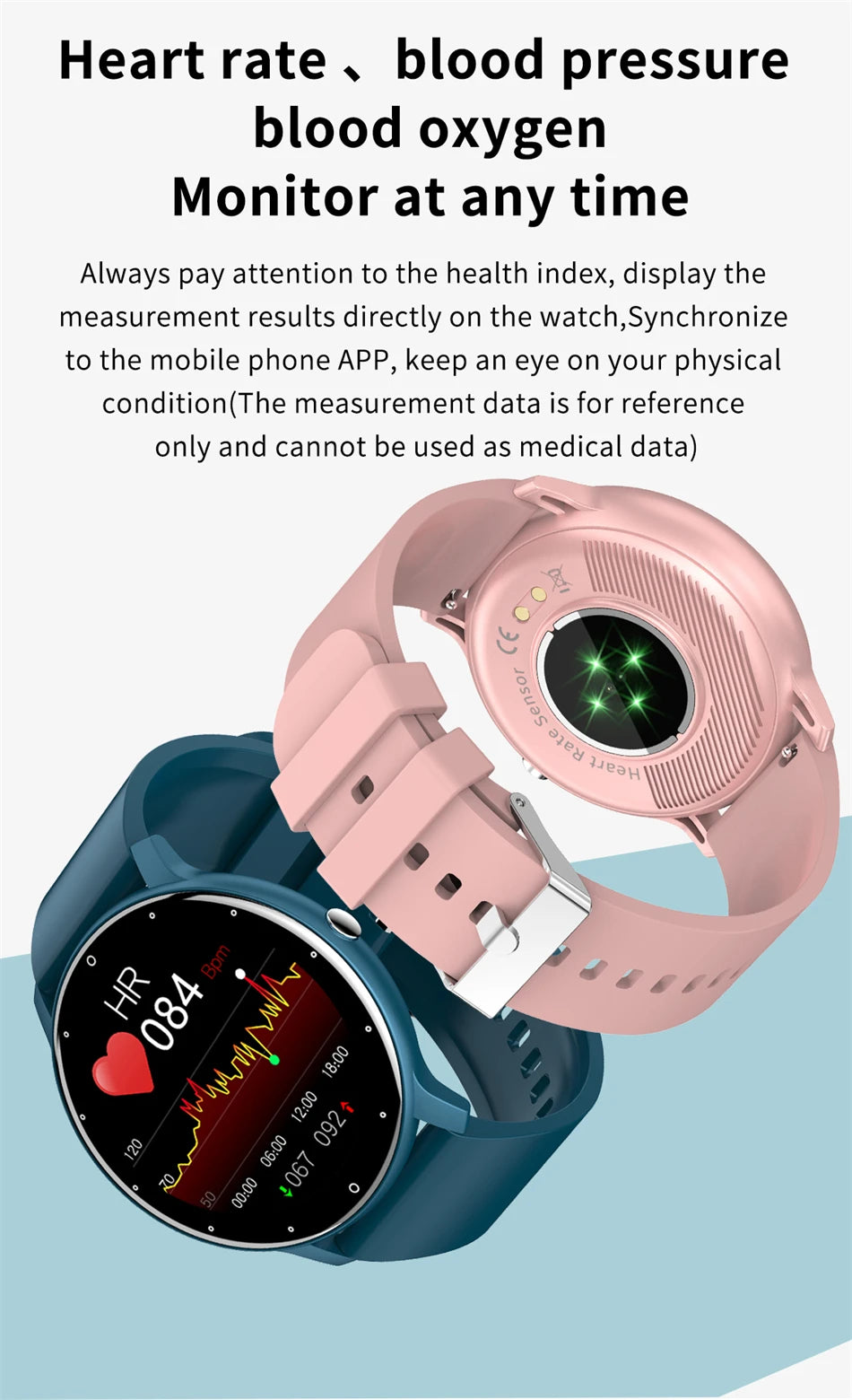 LIGE ZL02 Smartwatch – Touch Screen, Bluetooth Calls, IP67 Waterproof