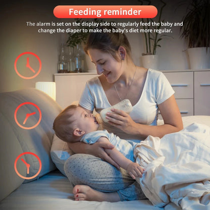 3.5" HD Wireless Baby Monitor – Night Vision, 2-Way Audio & Temp Alerts