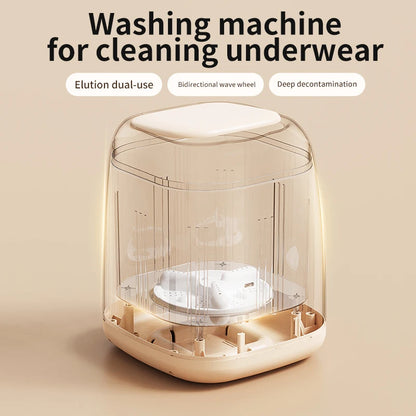 Portable Mini Washer – Fully Automatic with Spin Dryer, 220V