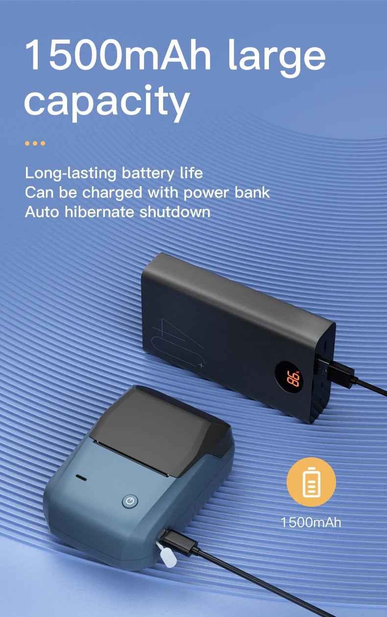 Mini Portable Thermal Printer – Pocket-Sized