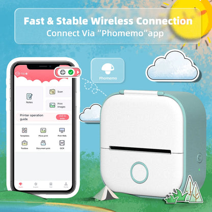 T02 Portable Mini Thermal Printer