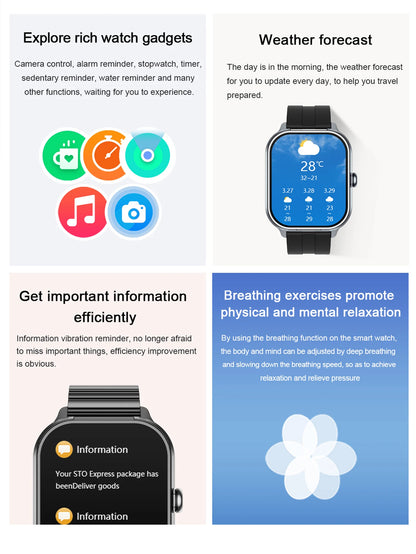 Smart Watch 2.01" HD Large Screen