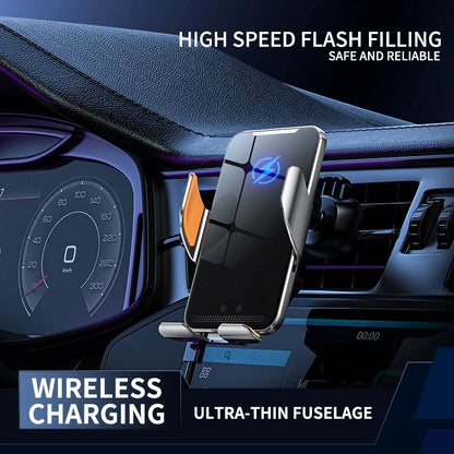 15W Fast Wireless Car Charger – Infrared Auto Mount