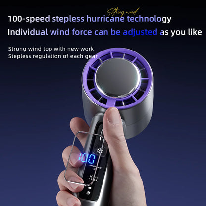 Refrigeration High-Speed Handheld Electric Fan - 4000mAh