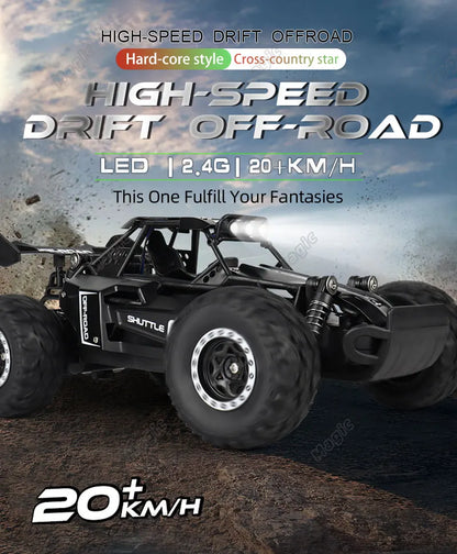 20KM/H High-Speed RC Drift Car – 2WD Off-Road Monster Truck