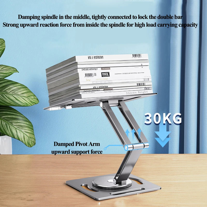 Versatile 360° Adjustable Laptop Stand – Lightweight Design