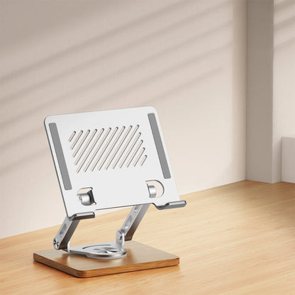 Universal 360° Rotating Wooden Stand – Adjustable Holder for iPad, Tablets, Smartphones, E-Readers & More