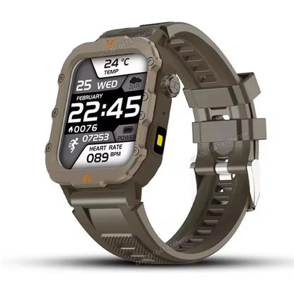 2025 Military Style Smartwatch: GPS, Waterproof, Bluetooth Call