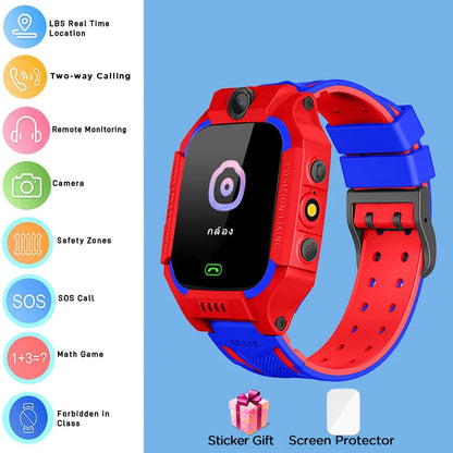 4G Kids Smart Watch – GPS, Camera, Waterproof & SOS Calls
