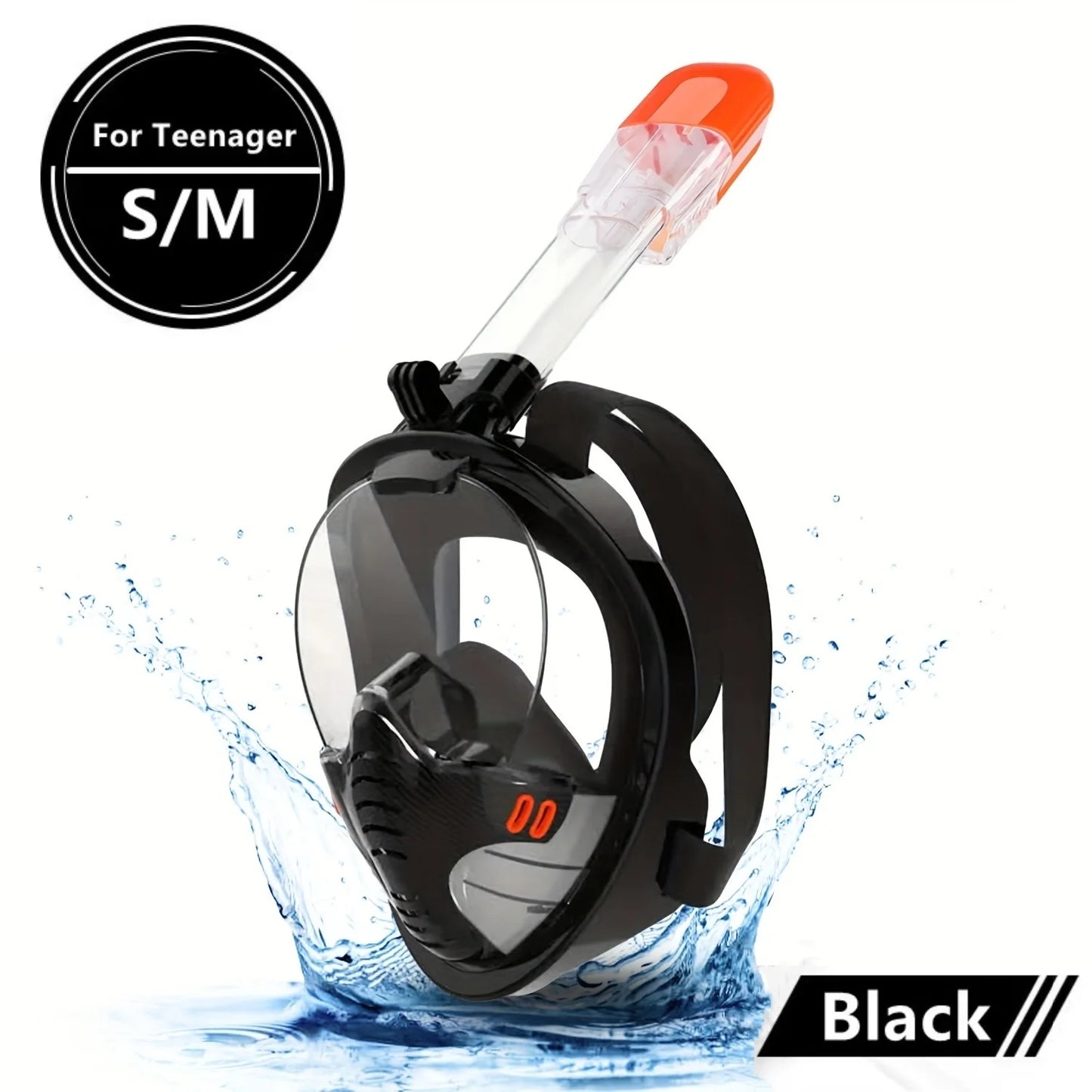 Underwater Anti-Fog Full Face Snorkel Mask