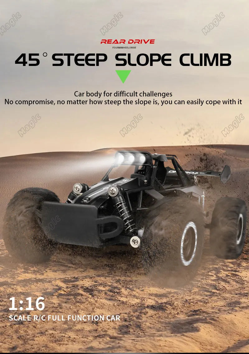 20KM/H High-Speed RC Drift Car – 2WD Off-Road Monster Truck