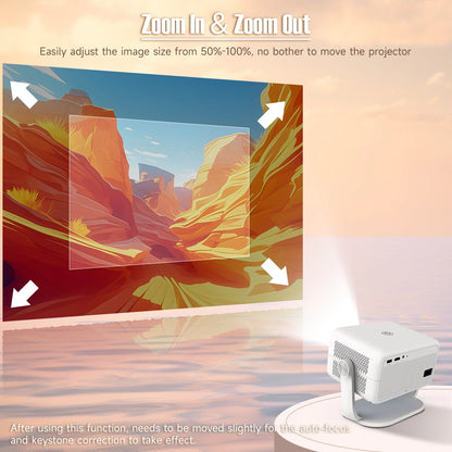 4K Android 1080P Projector – 650ANSI