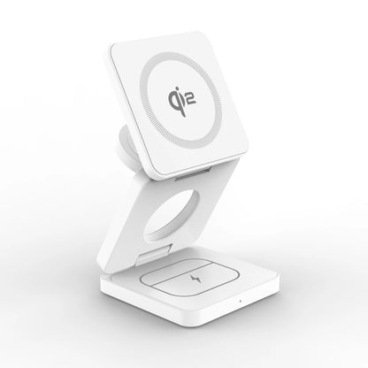 3-in-1 Magnetic Wireless Charger – Fast & Foldable