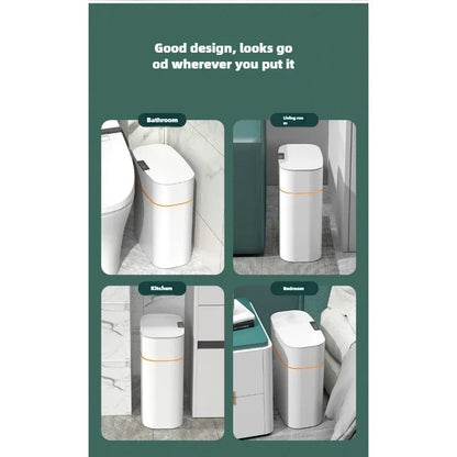 Smart Automatic Trash Can – Touchless, Large Capacity, Waterproof