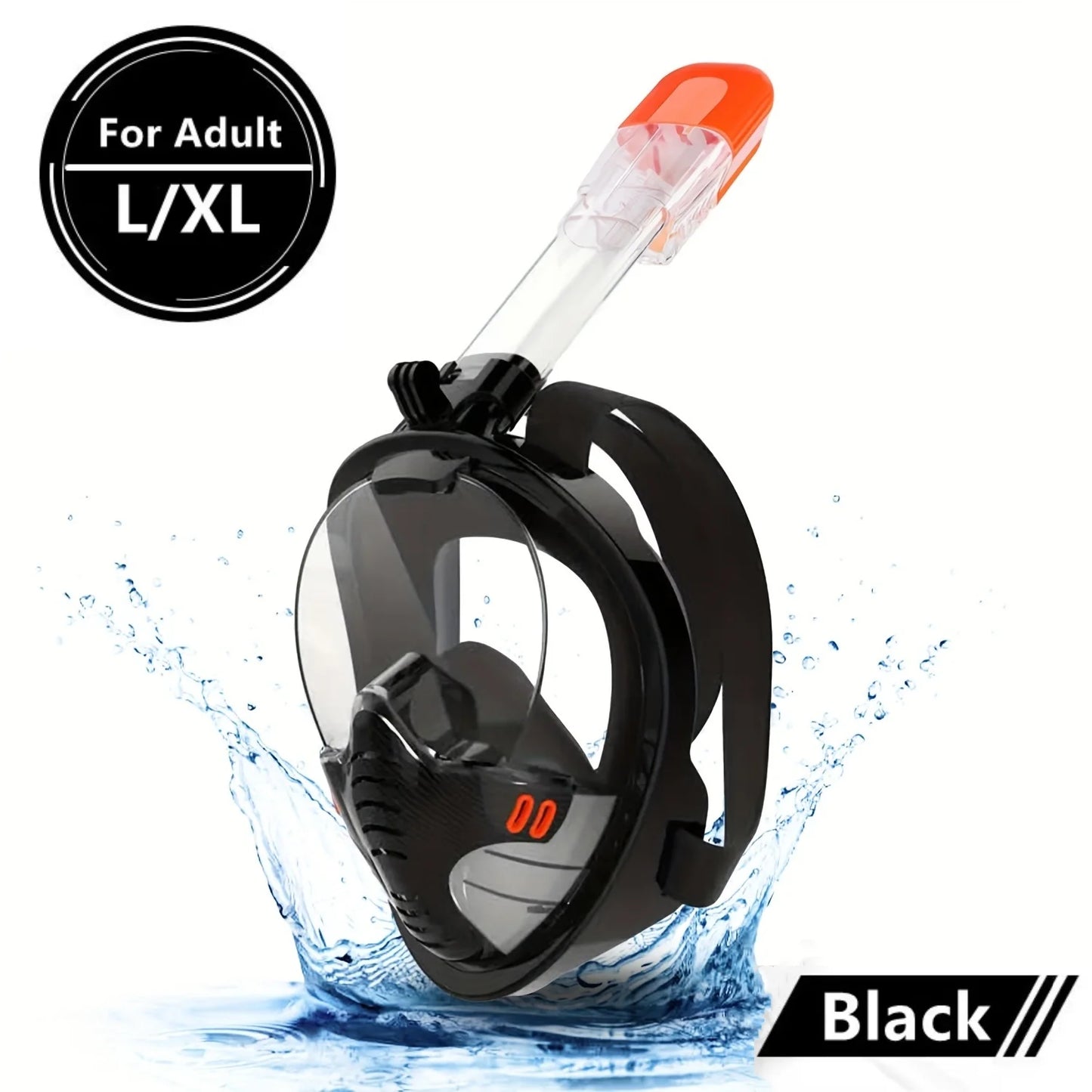 Underwater Anti-Fog Full Face Snorkel Mask