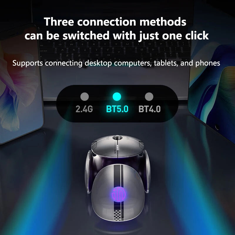 Inphic X2 - Silent Metal Wireless Mouse