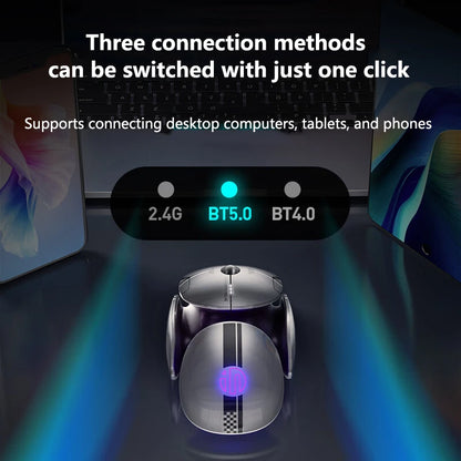 Inphic X2 - Silent Metal Wireless Mouse