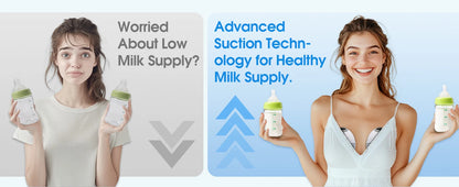 Wireless Wearable Breast Pump with Heating & Sterilization