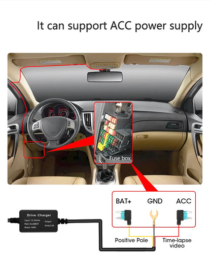 10" Touchscreen Rearview Mirror Dash Cam – Dual Front & Rear Recorder