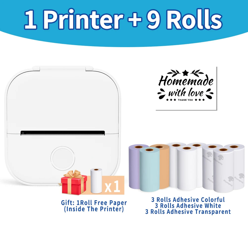 T02 Portable Mini Thermal Printer