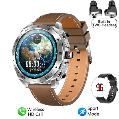 New Smart Watch & Bluetooth Earbuds 2-in-1