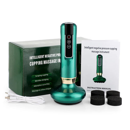 Rechargeable Electric Cupping Set – 12/6-Level Massage & Suction Therapy