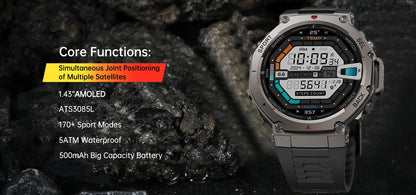 T-Rex 3 Ultra Rugged GPS Smart Watch