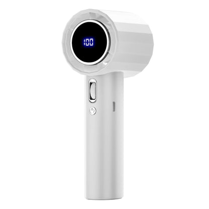 Ultralight Cooling Fan – Adjustable 100 Speeds, Low Noise, LED Display