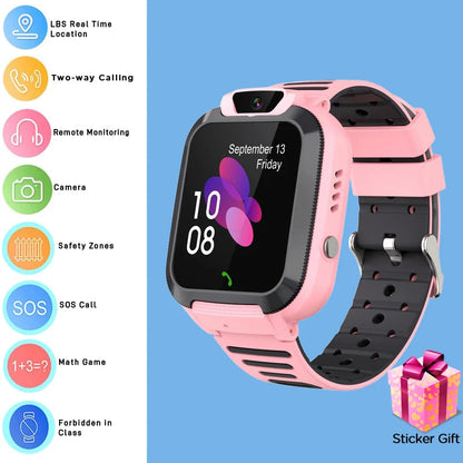 4G Kids Smart Watch – GPS, Camera, Waterproof & SOS Calls