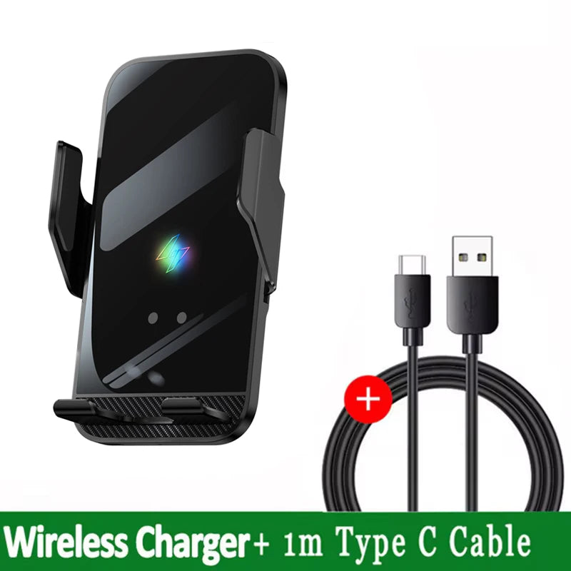 15W Fast Wireless Car Charger – Infrared Auto Mount