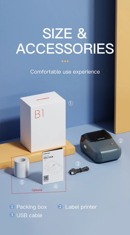 Mini Portable Thermal Printer – Pocket-Sized