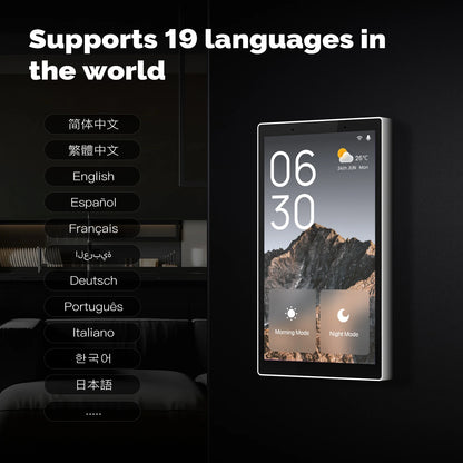 MOES 5" Smart Touch Panel – Voice Control with Alexa, ZigBee Hub & Scene Control