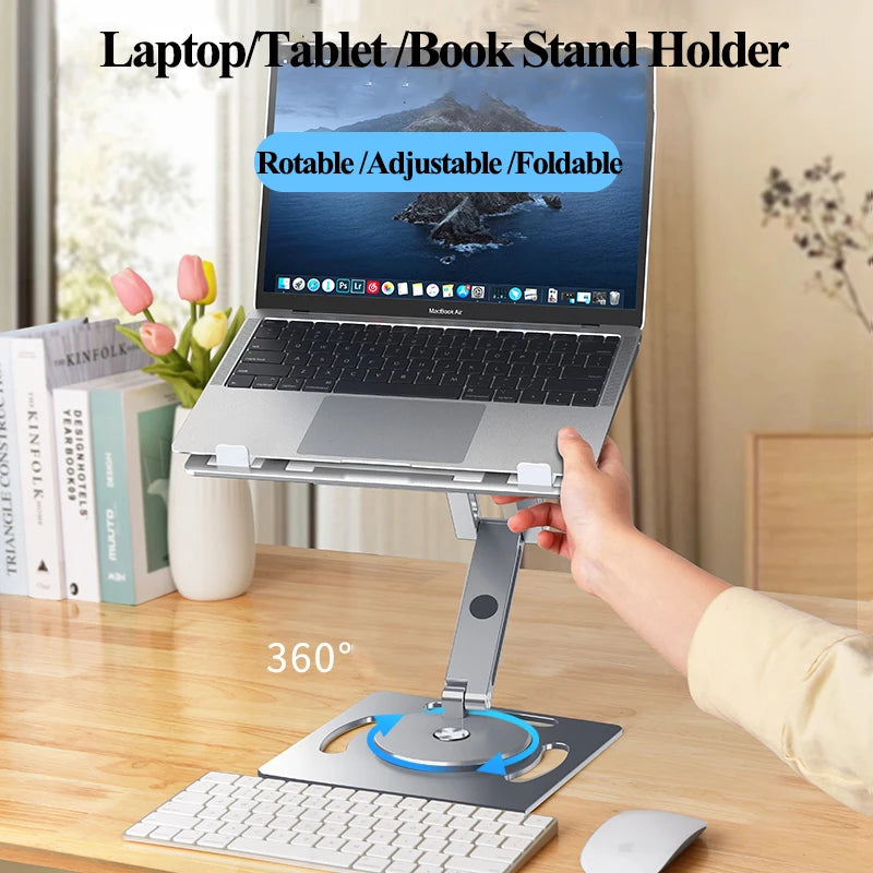 Versatile 360° Adjustable Laptop Stand – Lightweight Design