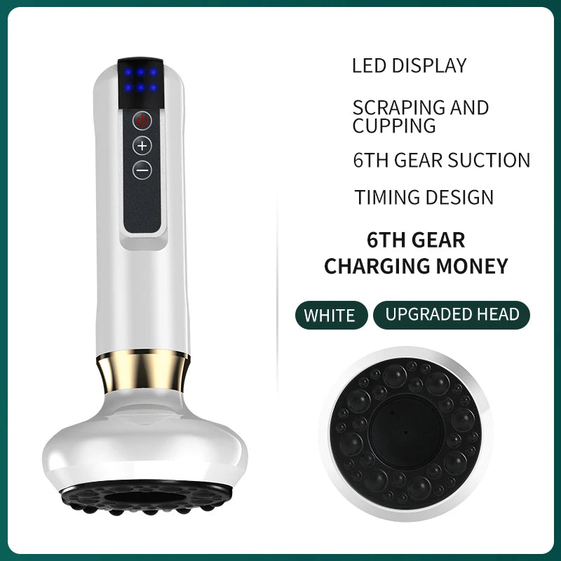 Rechargeable Electric Cupping Set – 12/6-Level Massage & Suction Therapy