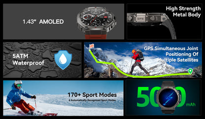 T-Rex 3 Ultra Rugged GPS Smart Watch