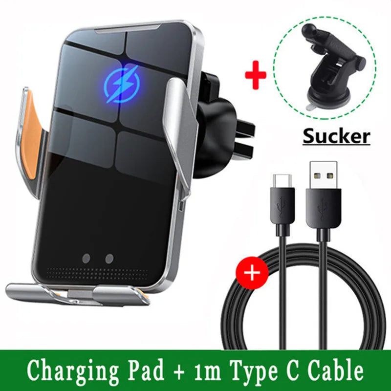 15W Fast Wireless Car Charger – Infrared Auto Mount