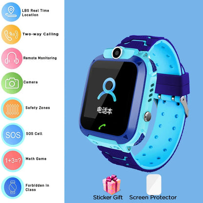 4G Kids Smart Watch – GPS, Camera, Waterproof & SOS Calls