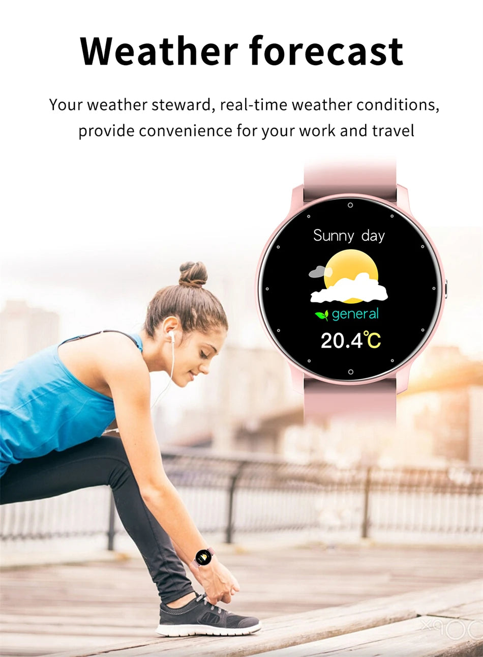 LIGE ZL02 Smartwatch – Touch Screen, Bluetooth Calls, IP67 Waterproof