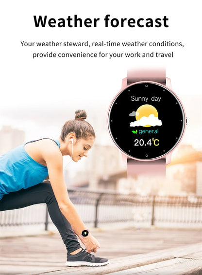 LIGE ZL02 Smartwatch – Touch Screen, Bluetooth Calls, IP67 Waterproof