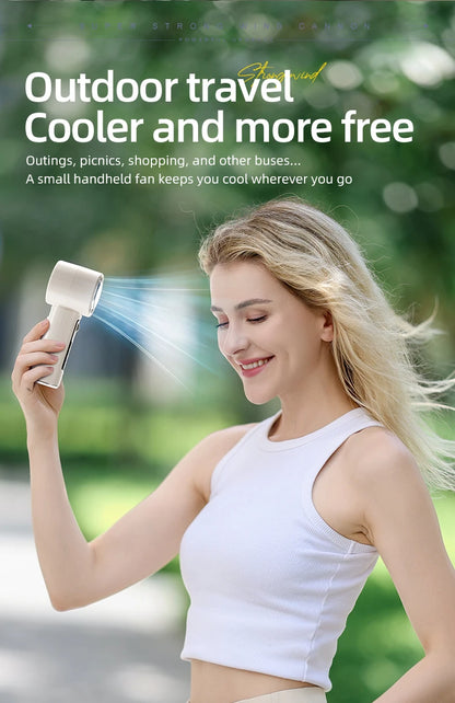 Refrigeration High-Speed Handheld Electric Fan - 4000mAh